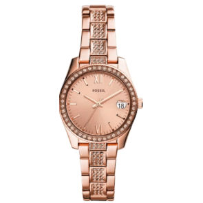 Bracelet de montre Fossil ES4509 Acier inoxydable Rosé 16mm